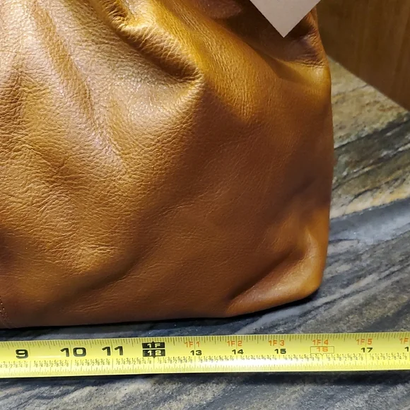 Pratesi Firenze,Elegant Brown Leather Shoulder Bag - Picture 12 of 17